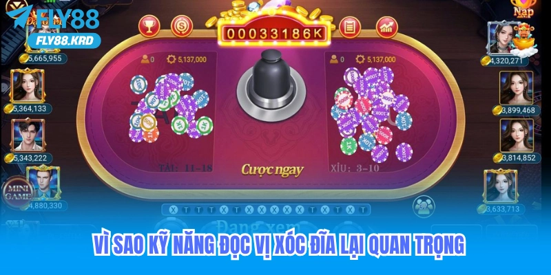 Vì sao kỹ năng đọc vị trong xóc đĩa 88 lại quan trọng